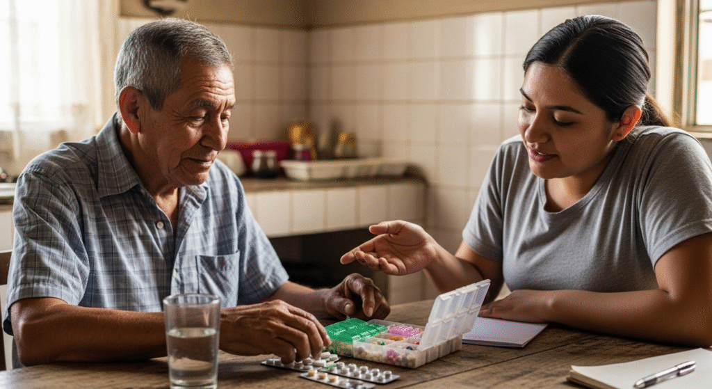 Palabra clave SEO sugerida: “Pasos para gestionar múltiples medicamentos en la vejez” Justificación: - Compuesta por 6 palabras, esta keyword califica como long tail, lo cual favorece un mejor posicionamiento en motores de búsqueda por su grado de especificidad y similitud con consultas reales. - Responde directamente a una situación frecuente dentro de la categoría Uso Seguro de Medicamentos: la polifarmacia en adultos mayores, es decir, la necesidad de gestionar correctamente varios medicamentos diarios para evitar errores de toma o interacciones perjudiciales. - Utiliza vocabulario completamente nuevo no presente en ninguna de las palabras clave listadas previamente, como: “pasos”, “gestionar”, “múltiples”, “medicamentos”, “vejez”. - La estructura “pasos para gestionar...” refleja un enfoque práctico, ideal para el lenguaje que utilizan los usuarios que buscan guías sencillas, educativas y accionables. - Se enfoca tanto en el adulto mayor como en sus cuidadores formales o informales, atendiendo una necesidad habitual en contextos donde la memorización o el seguimiento de instrucciones médicas puede ser complejo. - Cumple con la regla de ubicación: al revisar los últimos cinco títulos publicados, ya existe una palabra clave con la mención a “Puebla”, por lo que esta nueva entrada debe mantenerse como una keyword general (sin referencias geográficas), lo cual realiza correctamente. Esta palabra clave permite desarrollar un contenido funcional, accesible y educativo para mejorar la adherencia terapéutica y reducir riesgos asociados al uso de medicamentos en personas mayores, cumpliendo todas las condiciones de forma y enfoque requeridas.