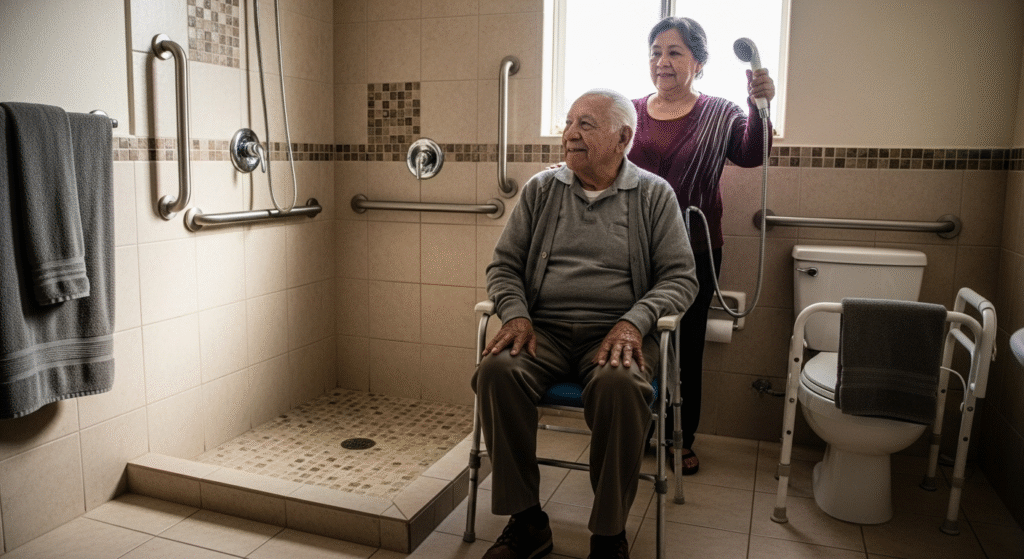 Palabra clave SEO sugerida: “Consejos para adaptar el baño a personas mayores” Justificación: - Se trata de una palabra clave long tail de 6 palabras, altamente específica y clara, ideal para posicionar contenido práctico en motores de búsqueda. - Está directamente alineada con la categoría de Vida Cotidiana del Adulto Mayor, enfocándose en un entorno crucial como el baño, donde los riesgos de accidentes como caídas son elevados. - Utiliza terminología completamente nueva no presente en ninguna de las palabras clave listadas anteriormente: “consejos”, “adaptar”, “baño”. - Responde a una necesidad concreta y plausible de búsqueda tanto para cuidadores como para familiares o adultos mayores autónomos interesados en mejorar la seguridad y accesibilidad en el hogar. - Comienza con un término llamativo y práctico (“consejos”), lo cual facilita la indexación en contenidos de ayuda directa, tutoriales u orientación para el diseño y adaptación de espacios. - Está estructurada de forma clara y natural, alineándose con la manera en que los usuarios formulan preguntas reales en buscadores: “¿cómo adaptar el baño a un adulto mayor?” o “consejos para baño de personas mayores”. - Cumple la regla de ubicación: se mantiene como palabra clave general (no se incluye “Puebla” ni ninguna otra ciudad), ya que en los últimos cinco títulos ya se ha empleado una keyword con mención geográfica. Esta palabra clave es útil para desarrollar contenidos sobre seguridad y autonomía en el hogar, promoviendo el diseño gerontológico preventivo a través de modificaciones sencillas pero efectivas en la rutina diaria del adulto mayor.