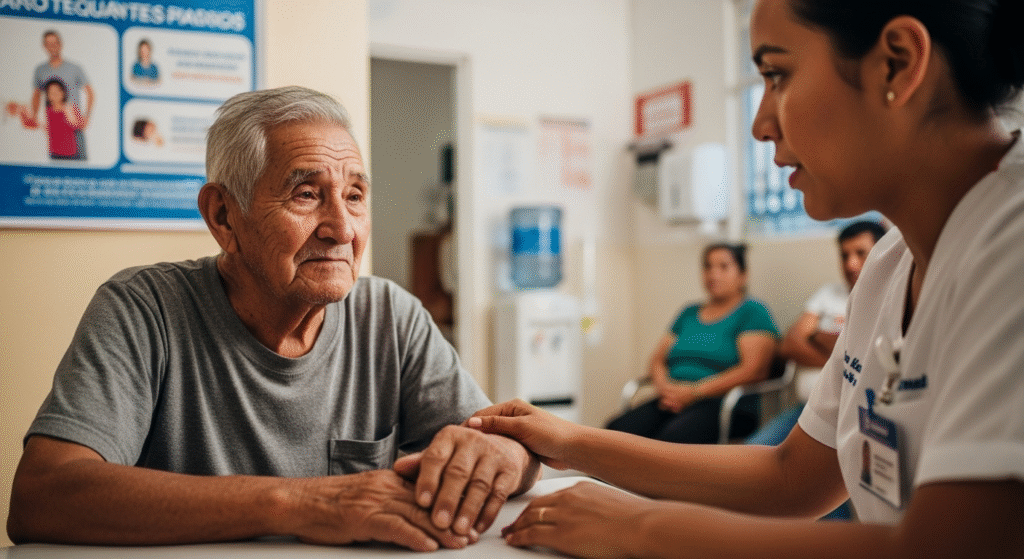 Palabra clave SEO sugerida: "Orientación práctica sobre duelo en adultos mayores" Justificación: - Es una palabra clave long tail de 6 palabras, clara, específica y directamente relacionada con la categoría de Cuidados Paliativos y Acompañamiento. - Enfocada en un proceso emocional crucial: el manejo del duelo en etapas avanzadas de la vida, tanto para la persona mayor como para su entorno. - Utiliza términos totalmente nuevos y no repetidos en ninguna de las keywords previas: “orientación”, “práctica”, “duelo”. - Refleja una búsqueda real y frecuente de cuidadores, familiares o profesionales en geriatría que buscan recursos y orientación sobre cómo acompañar a un adulto mayor en procesos de pérdida. - Inicia con una estructura activa (“orientación práctica sobre...”), lo cual es valioso para consultas en motores de búsqueda y está alineado con el lenguaje natural de los usuarios. - Cumple completamente con la regla de ubicación: es una frase general sin nombres de ciudad o país, ya que Puebla aparece mencionado en una de las últimas cinco publicaciones, y esta nueva palabra clave debe mantenerse sin localización geográfica. Esta palabra clave favorece el enfoque humano y de acompañamiento emocional en situaciones complejas de salud o pérdida, dentro del campo geriátrico.