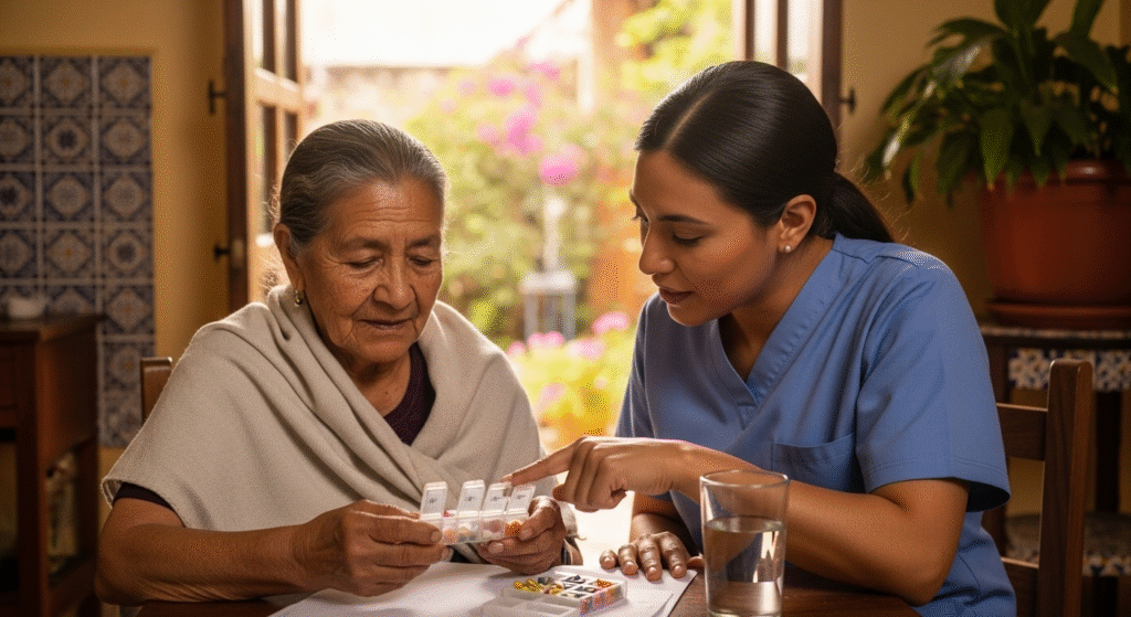 cómo evitar errores al tomar medicamentos en adultos mayores