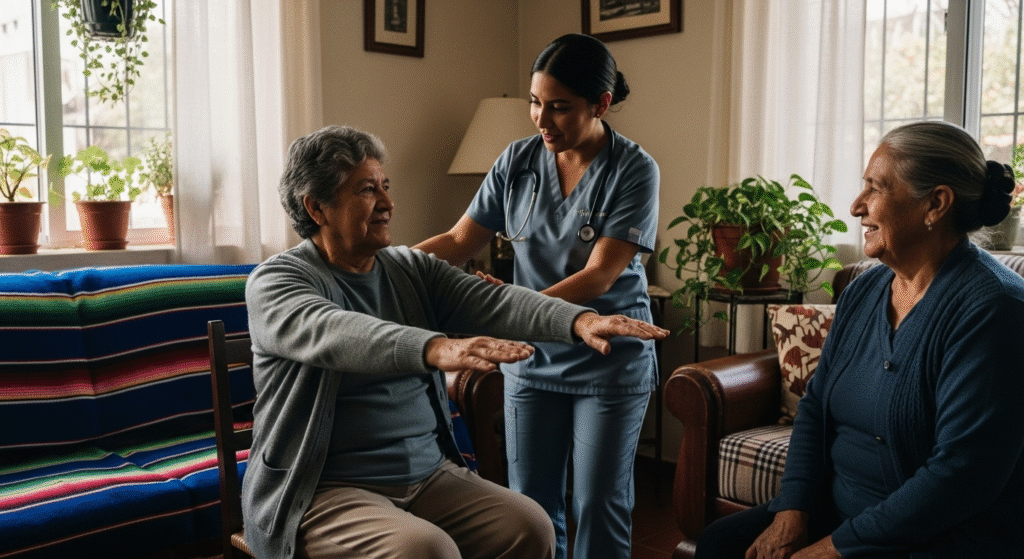 ejercicios suaves para adultos mayores en casa
