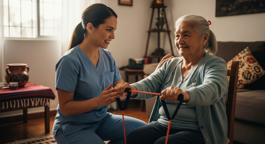 rutina de ejercicios para adultos mayores en casa