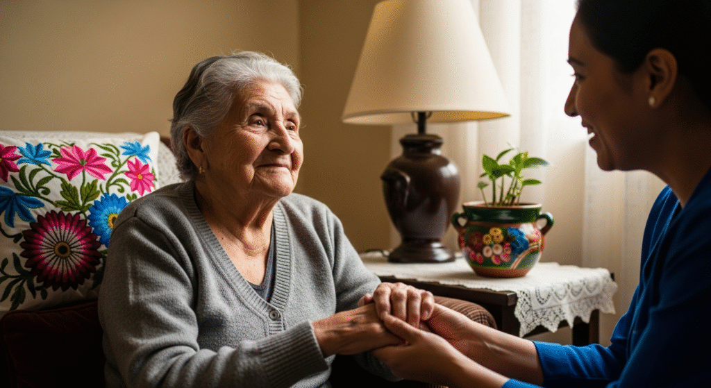 acompañamiento emocional para adultos mayores en casa